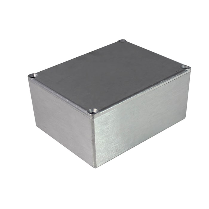 Boîtier à usage général RS PRO en Fonte d'aluminium, 119 x 94 x 56mm, Argent IP54, Blindé