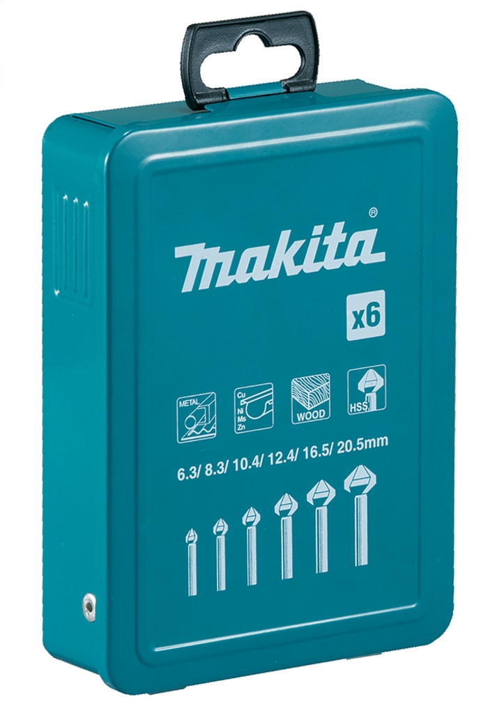 D-42204 Makita Makita Countersink Drill Bit Set, mm, mm
