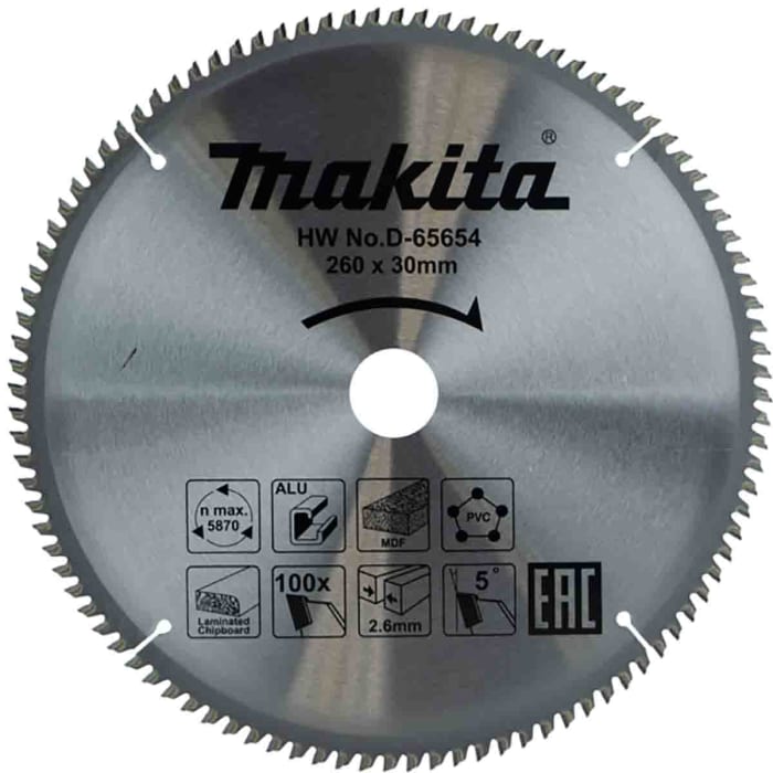 Makita 254mm saw blade shop