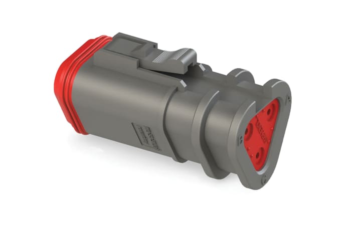 Amphenol Industrial, AT Automotive Connector Socket Grey Cable Mount 3 Way AT06-3S-OMGRY