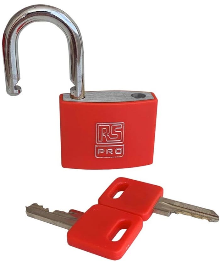 RS PRO | RS PRO Key Aluminium Padlock, 6 mm Shackle, 43mm Body | 195 ...