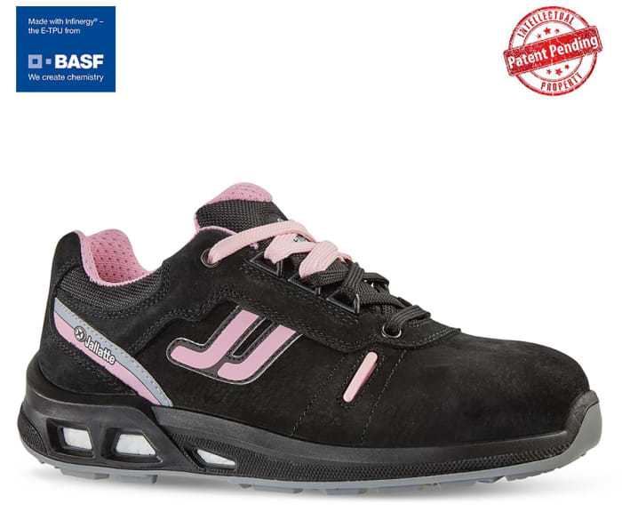 Jallatte J ENERGY Women's Black Aluminium Toe Capped Safety Trainers, UK 5, EU 38