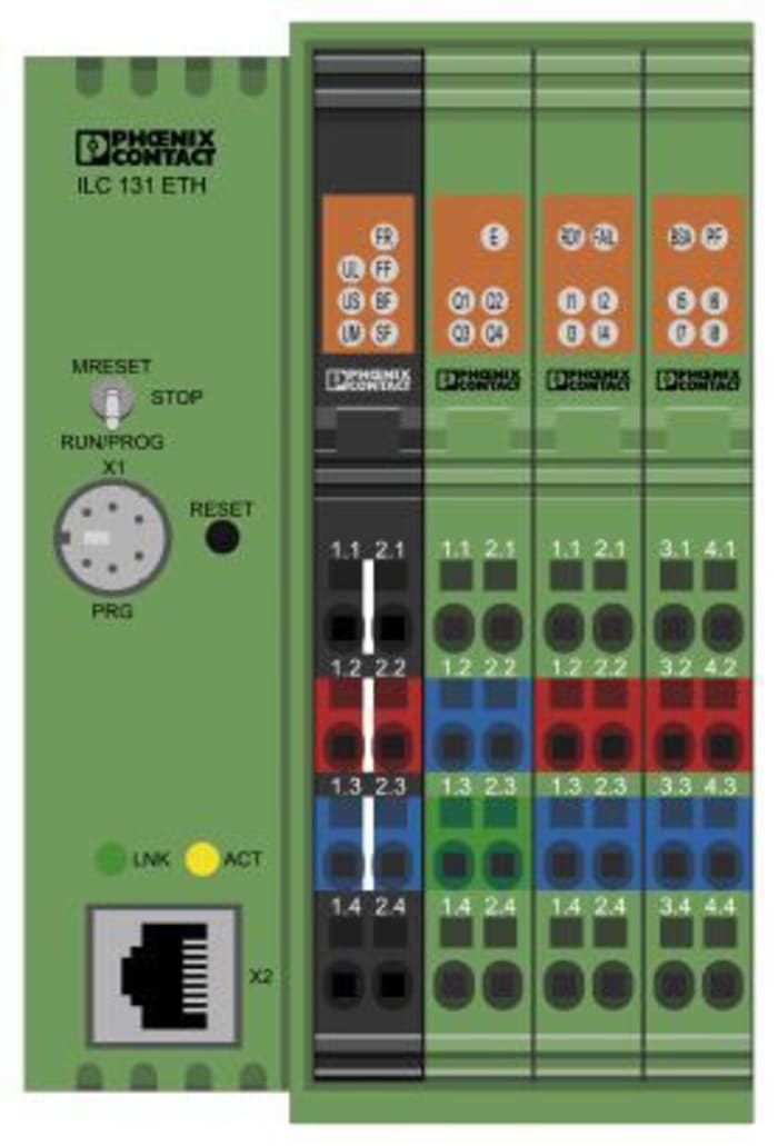 Módulo E/S para PLC Phoenix Contact, 19,2 30 V dc, para usar con INTERBUS, 8 entradas tipo Digital, 4 salidas tipo