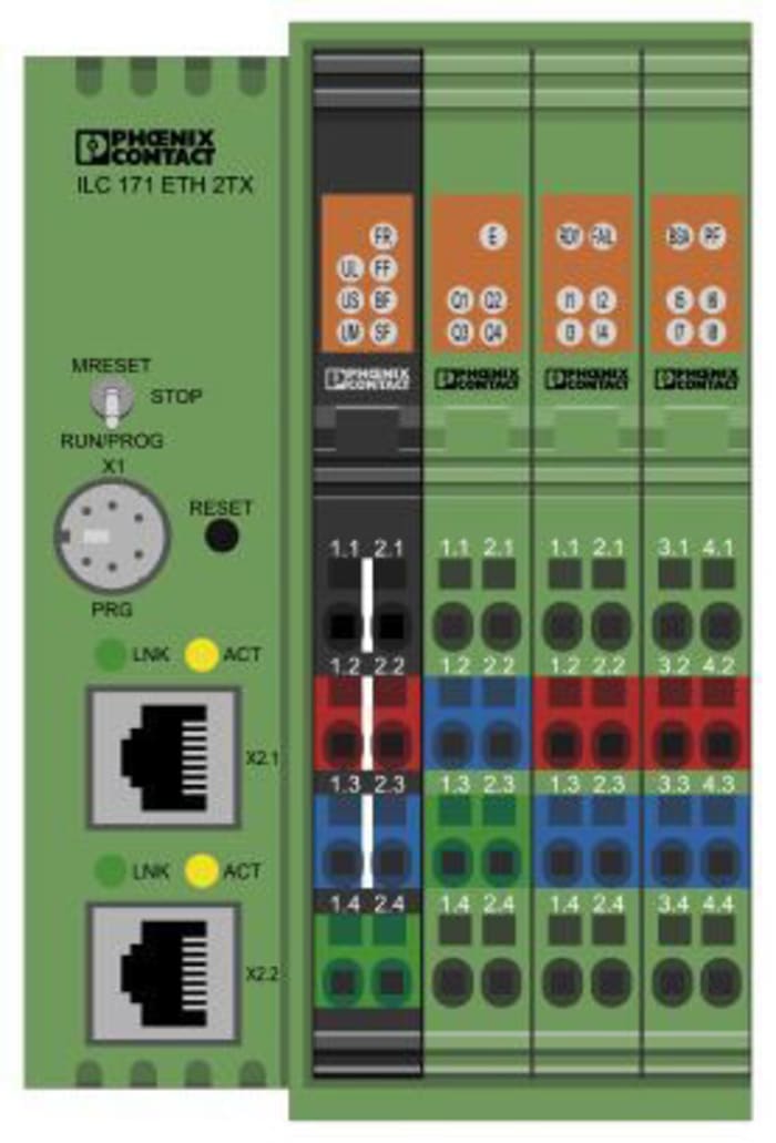 Módulo E/S para PLC Phoenix Contact, 19,2 30 V dc, para usar con INTERBUS, 8 entradas tipo Digital, 4 salidas tipo