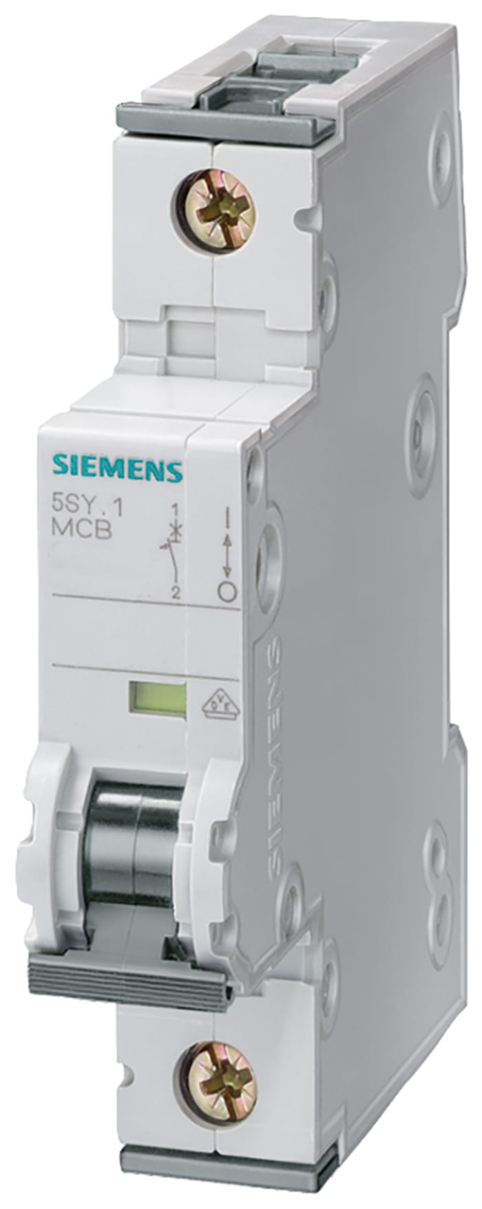 Siemens Sentron 5SY4 MCB, 1P, 63A, Type A, 400V AC, 72V DC, 10 kA Breaking Capacity