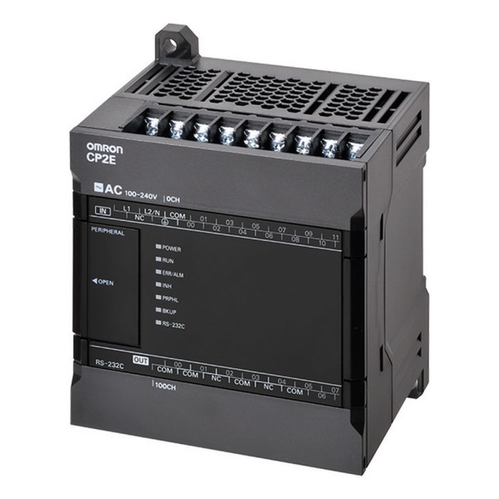 Omron CP2E Series PLC CPU for Use with CP2E Series, Relay Output, 12-Input, PNP/NPN Input