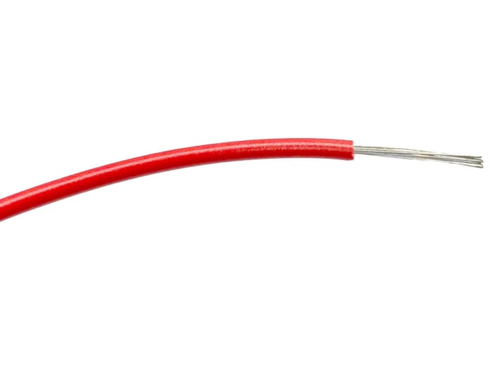 RS PRO Red 2.1 mm² Hook Up Wire, 14 AWG, 1C, 305m, MPPE Insulation