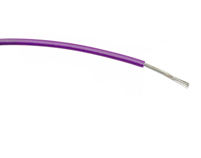 Fils de câblage RS PRO BS4808, 0,5mm², Violet, 20 AWG, 100m, 1 kV c.a.