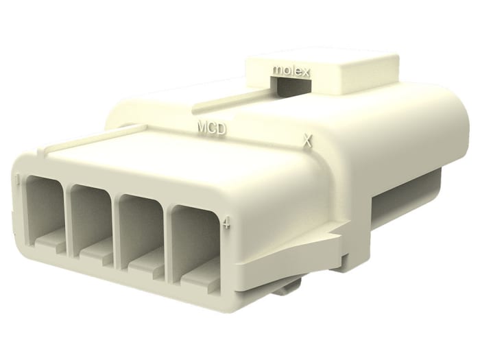 150201-0014 Molex | Molex, 150201 4 Way Nylon Connector Housing ...