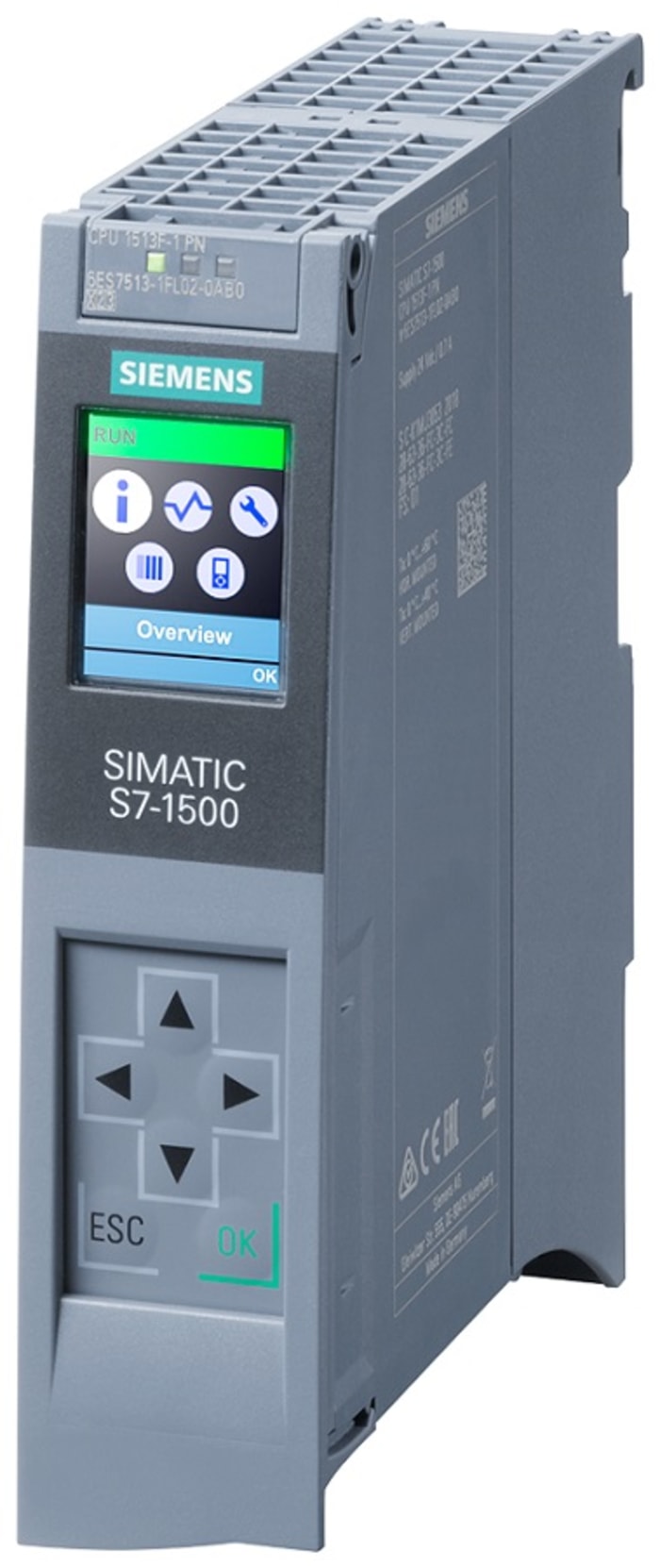 Siemens SIMATIC S7-1500F Series PLC CPU for Use with SIMATIC S7-1500F, 20-Input