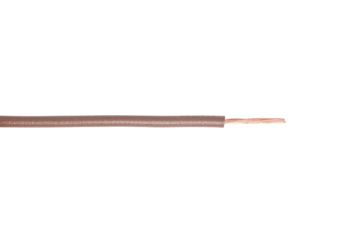 RS PRO Brown 4mm² Hook Up Wire, 12 AWG, 100m, PVC Insulation
