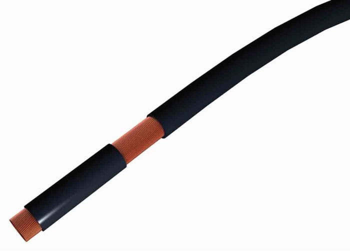 RS PRO Black 6mm² Hook Up Wire, 10 AWG, 100m, PVC Insulation