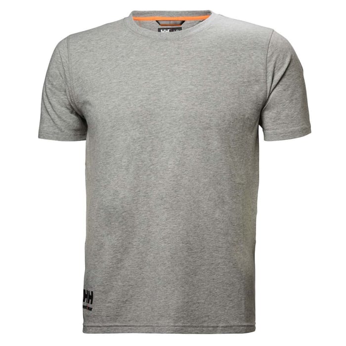 Helly Hansen Grey Cotton Short Sleeve T-Shirt, UK- M, EUR- M