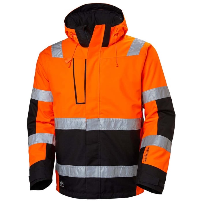 Helly Hansen Orange Unisex Hi Vis Winter Jacket XL
