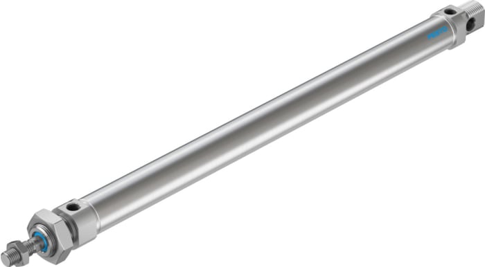 Festo Pneumatic Roundline Cylinder - 35193, 25mm Bore, 400mm Stroke, DSNU Series, Double Acting