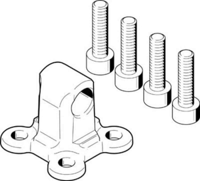 Festo Flange SUA-25, To Fit 25mm Bore Size