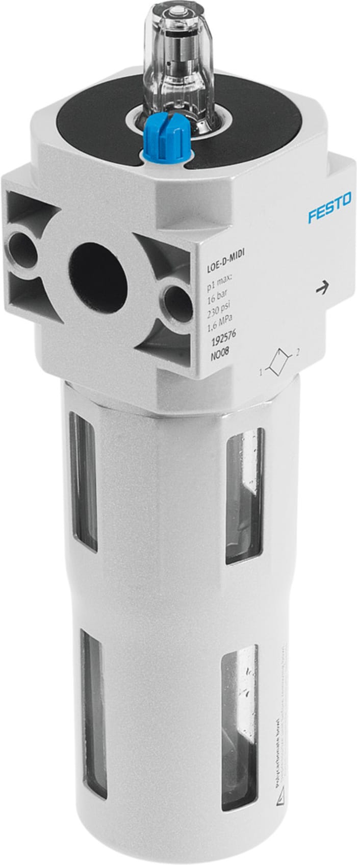 Lubrificateur d'air Festo, référence LOE-D-MINI, pression 16 bar