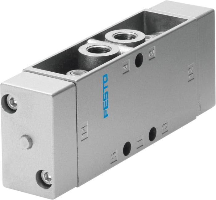 Festo 5/2 Bistable Pneumatic Solenoid/Pilot-Operated Control Valve - Pneumatic G 1/4, G 1/8 JH Series, 536036