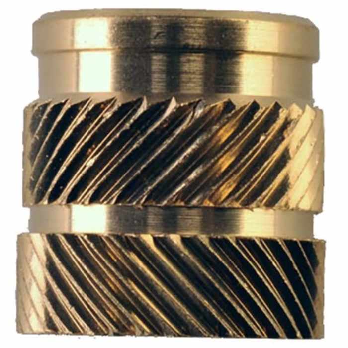 RS PRO M5 Brass Threaded Insert, 7.1mm diameter 6.4mm Depth 9.5mm
