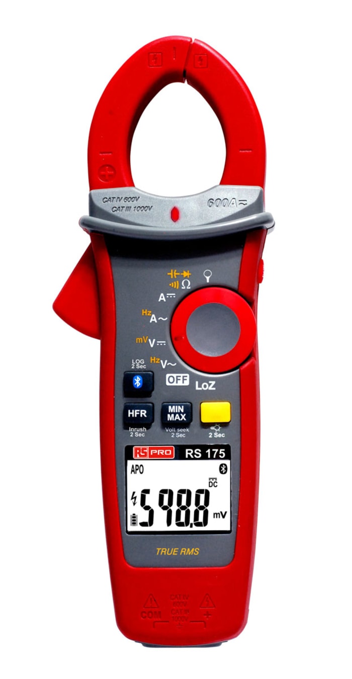 Pince multimètre 175 RS PRO, 600A c.c., 600A c.a.