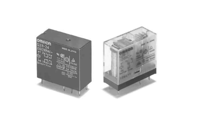 Omron PCB Mount Power Relay, 24V dc Coil, 4A Switching Current, DPST