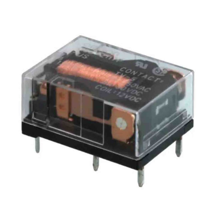 Omron PCB Mount Latching Power Relay, 3V dc Coil, 8A Switching Current, SPST