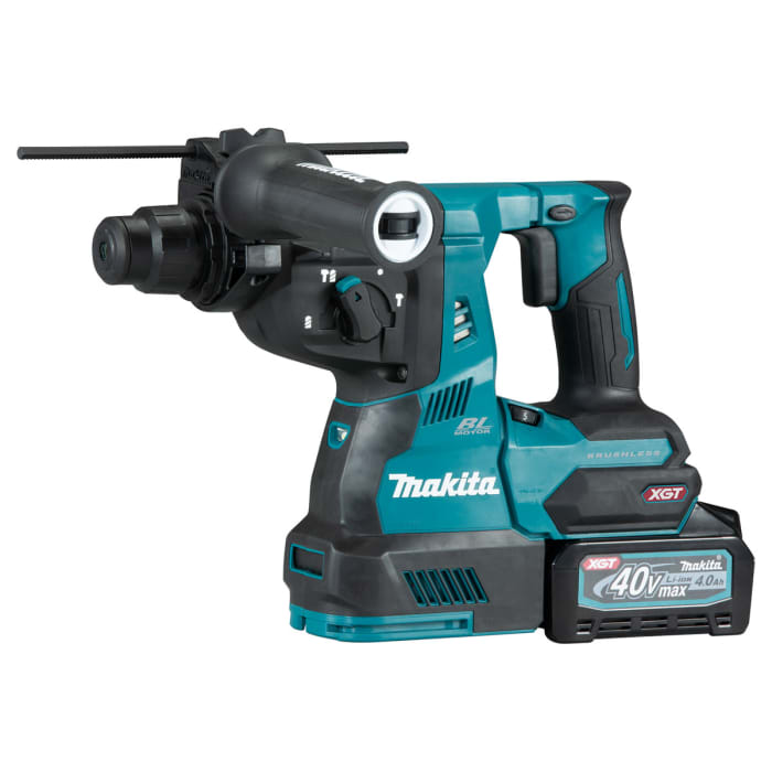 Taladro percutor Makita a batería , batería no incluida de 40V, HR003GZ batería no incluida