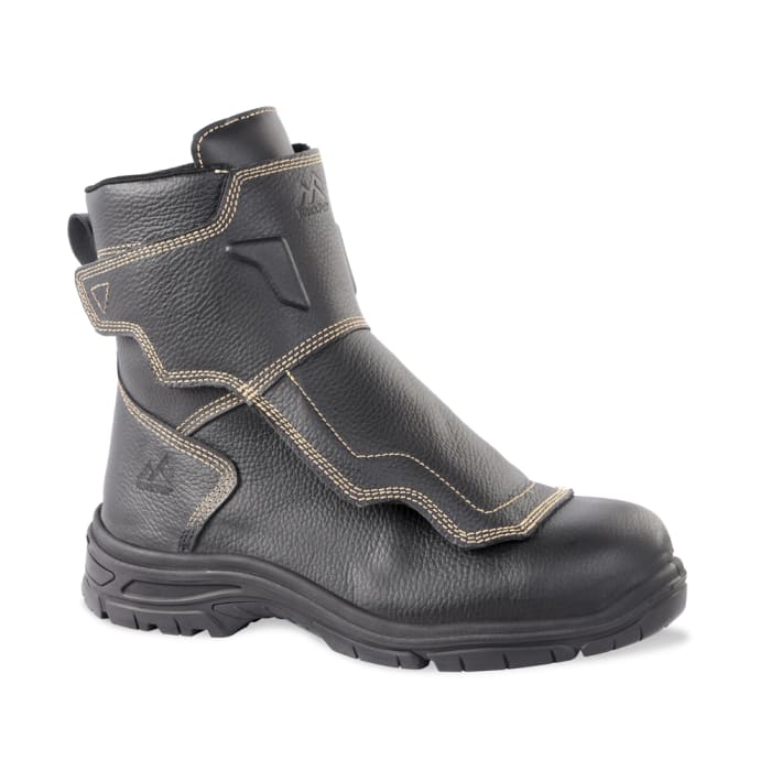 Rockfall Helios Black Non Metallic Toe Capped Unisex Safety Boot, UK 6, EU 39
