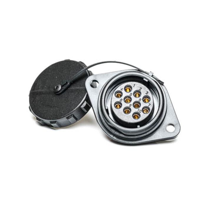 RS PRO Circular Connector, 10 Contacts, Flange Mount, Socket, Female, IP68