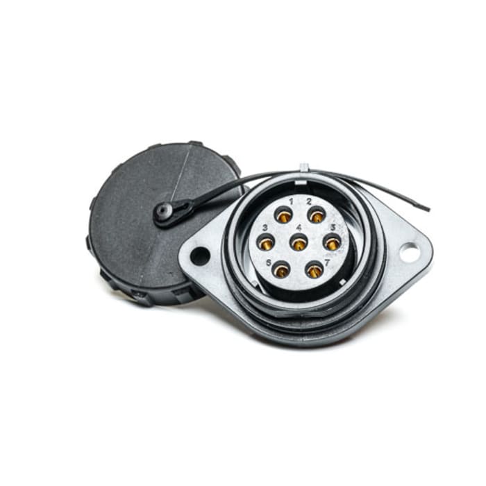 RS PRO Circular Connector, 7 Contacts, Flange, Socket, Female, IP68, SP29 Series