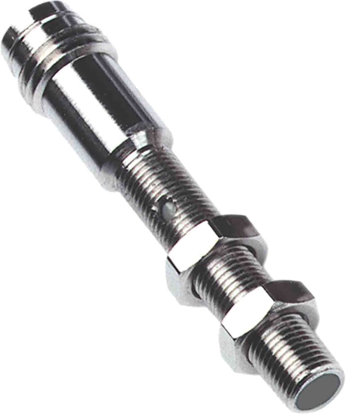 RS PRO Inductive Threaded Barrel Proximity Sensor, M5, 0.8 mm Detection, PNP NO, 10 → 30 V dc
