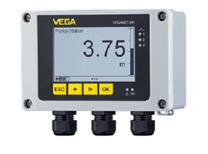 Vega VEGAMET 841 Series Level Controller - Wall Mount, 100 → 230 V 1 Voltage Input Analogue and Relay