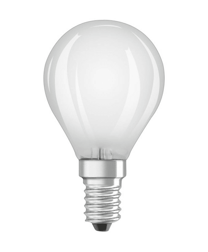Lampe GLS à LED E14 LEDVANCE, 2,5 W, 2700K, Blanc chaud