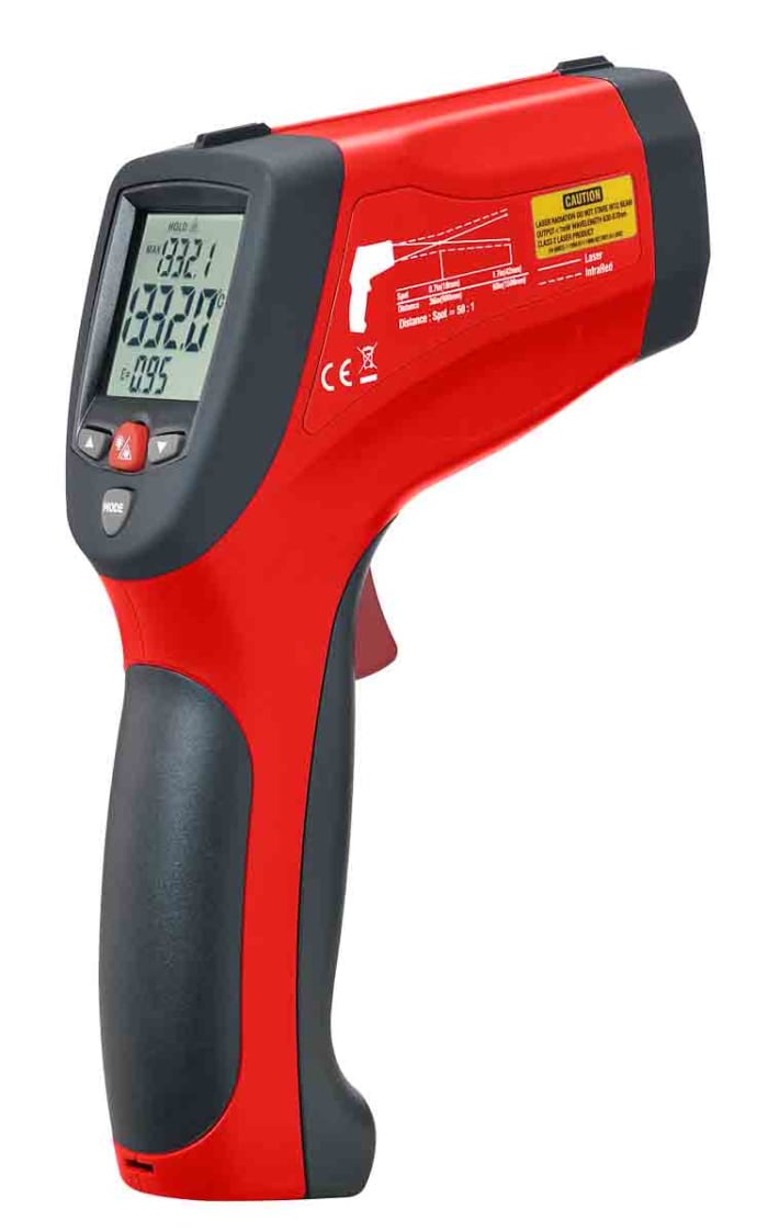 RS PRO RS 8868 Infrared Thermometer 50 C Min 1200 C Max C and F Measurements