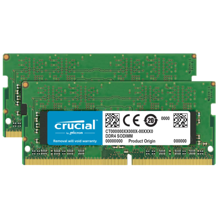 Crucial 32 GB DDR4 RAM, 2666MHz, SODIMM, 1.2V