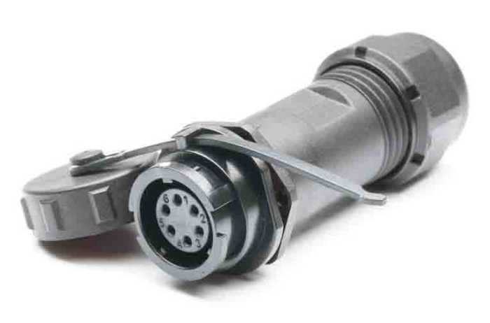 Conector circular RS PRO Conector hembra Standard serie SY13 de 6 vías Hembra, tamaño carcasa 19.5 mm, Cable, IP40