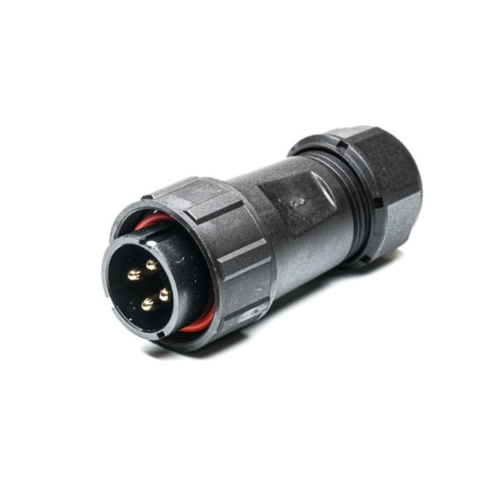 RS PRO Circular Connector, 4 Contacts, Cable, Standard Connector, Plug, Male, IP67, SY21 Series