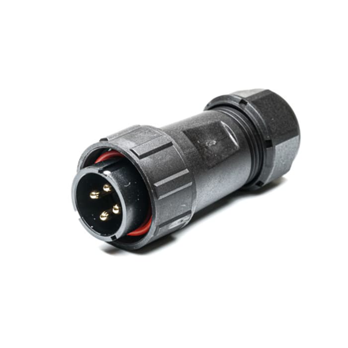 RS PRO Circular Connector, 4 Contacts, Cable, Standard Connector, Plug, Male, IP67, SY21 Series