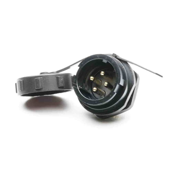Connecteur circulaire RS PRO, Standard, 4 contacts, Montage avant, raccordement A visser