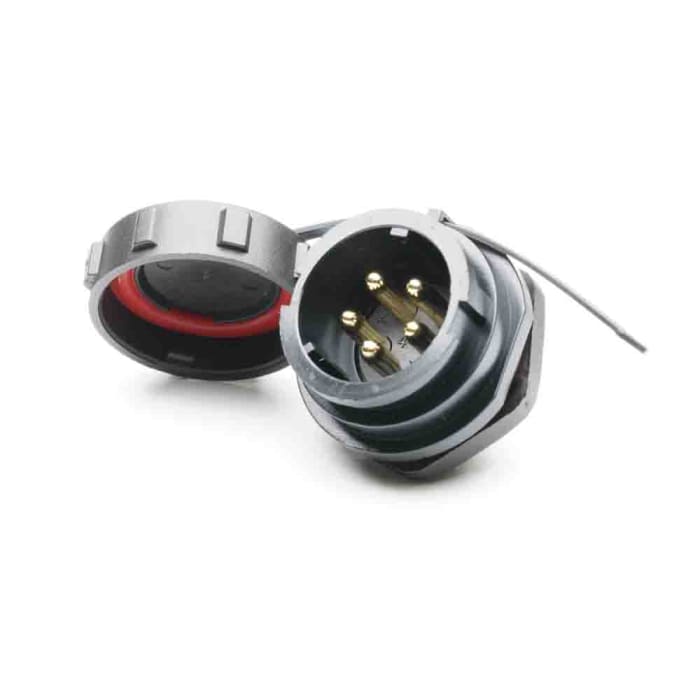 Connecteur circulaire RS PRO, Standard, 5 contacts, Montage avant, raccordement A souder