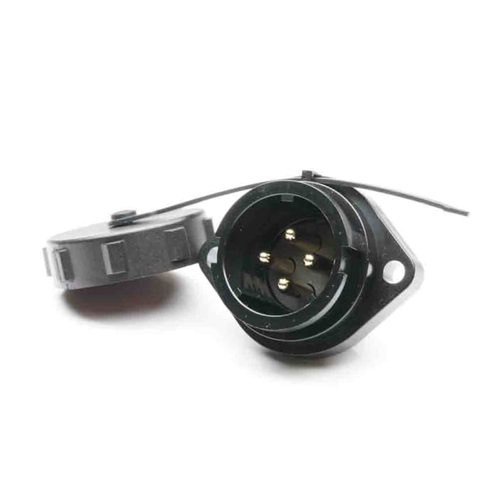 Connecteur circulaire RS PRO, Standard, 4 contacts, Montage sur Platine, raccordement A souder