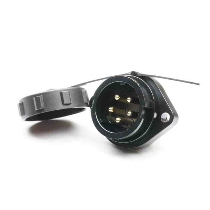 Connecteur circulaire RS PRO, Standard, 5 contacts, Montage sur Platine, raccordement A visser