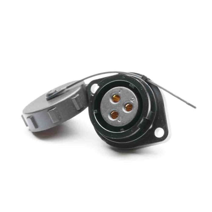 Connecteur circulaire RS PRO, Standard, 3 contacts, Montage sur Platine, raccordement A visser