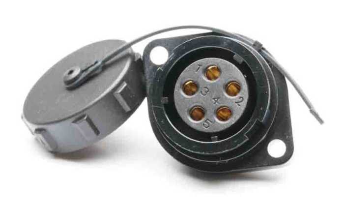 RS PRO Circular Connector, 5 Contacts, Flange, Standard Connector, Socket, Female, IP67, SY21 Series