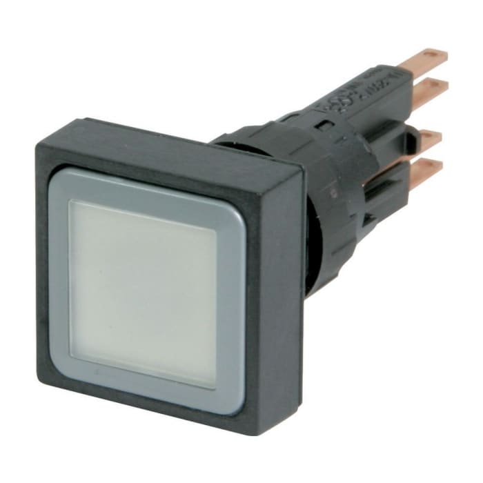 Bouton-poussoir Eaton, RMQ16 Blanc, Ø découpe 16mm, Momentané