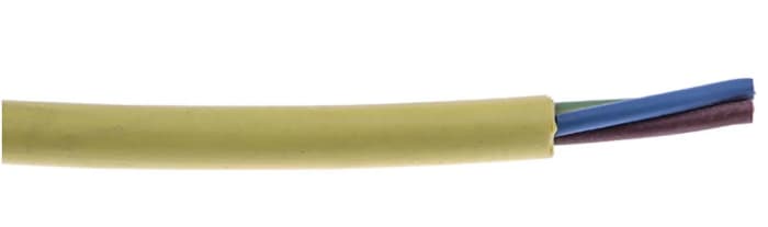 Câbles d'alimentation RS PRO 3G1,5 mm², Jaune, 1.5m