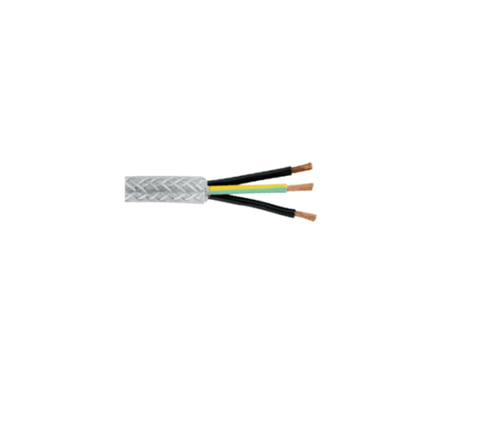 Câble de commande Blindé RS PRO, 5 x 0,75 mm², gaine en PVC, 50m
