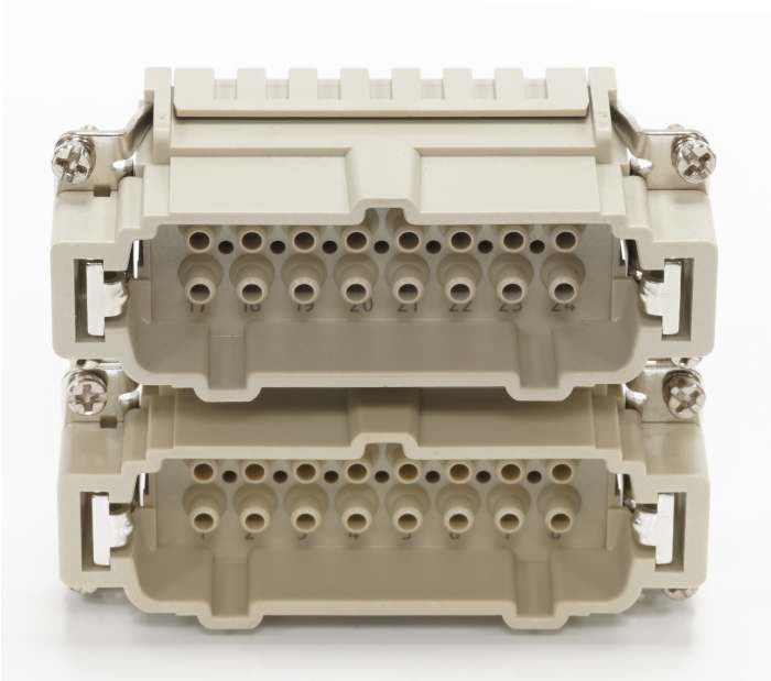 RS PRO Heavy Duty Power Connector Insert, 16A, Male, 32 Contacts