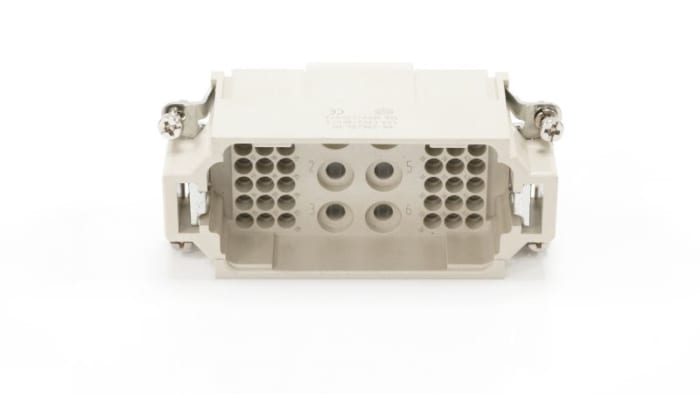 Embout de connecteur RS PRO, 6 → 36 contacts , 10 → 40A, Mâle