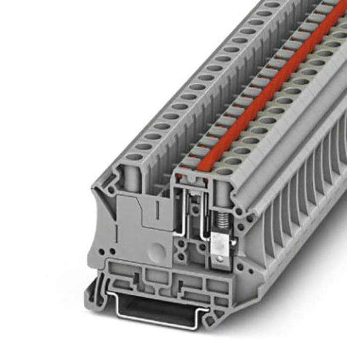 Bloc de jonction sectionnable à couteau Phoenix Contact UT 6, 0.2 → 10mm², Gris